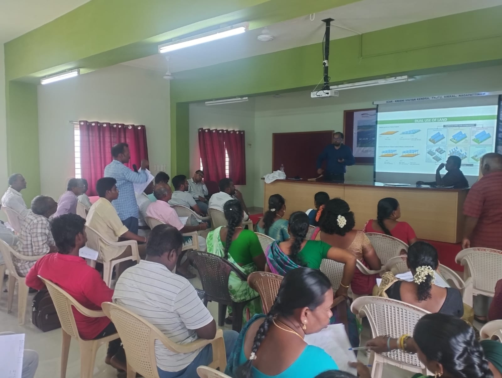 KVK, Nagapattinam-PM-KUMSUM programme